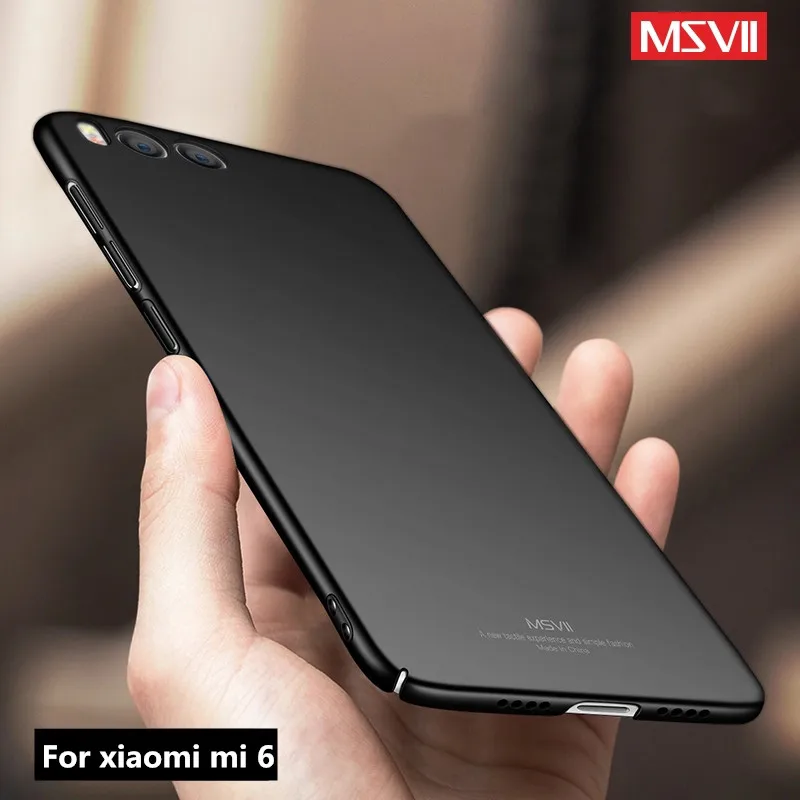 

Xiaomi Mi 6 Case msvii Luxury Hard PC F xiaomi mi6 pro global case cover Ultra Thin Protection coque For Xiomi Mi6 phone cases