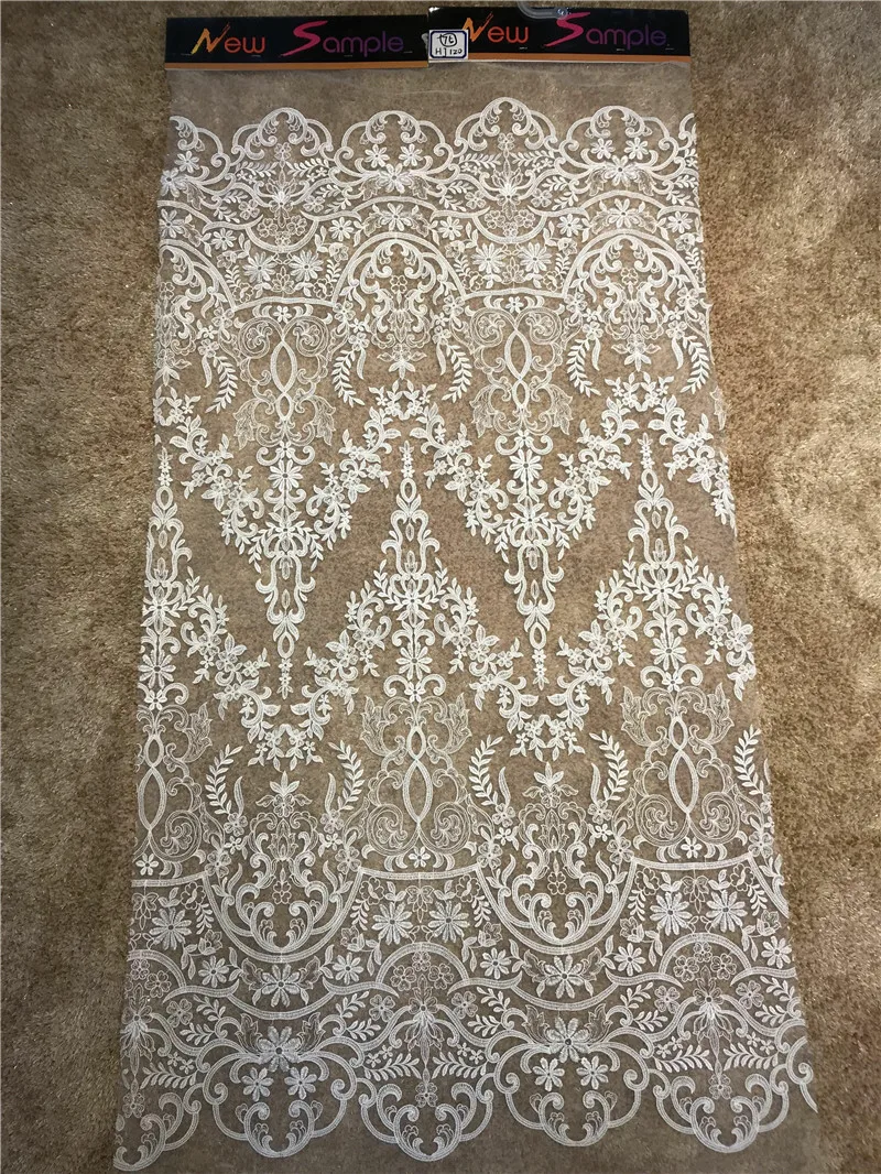 

New Designs African French Lace Fabric High Quality Nigeria French Net Lace 2018 For Women