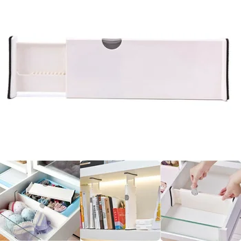 

Drawer Divider DIY Drawer Telescopic Partition Board Household Wardrobe Free Combination Partition Board