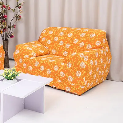 Универсальный чехол для дивана, полностью нескользящий чехол на диван из натуральной кожи, полотенце, эластичный, все включено, Летний чехол для дивана - Цвет: rose yellow