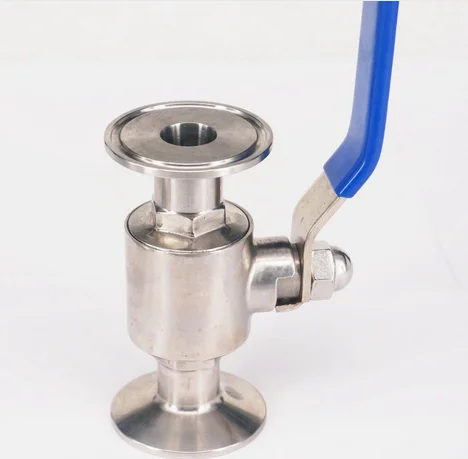 

3/4" 19mm 304 Stainless Steel Sanitary Ball Valve 1.5" Tri Clamp Ferrule Type For Homebrew Diary Product