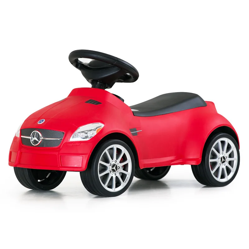 От 2 до 5 лет детский баланс автомобиля без педали детская Игрушечная машина может сидеть на слайде ходунки четыре колеса автомобиля без батареи - Цвет: Красный