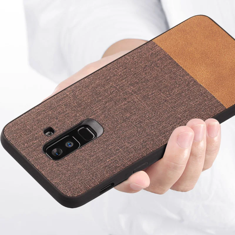 

CoolDeal case for Samsung Galaxy A6 Plus 2018 case Soft TPU edge shockproof men business back cover for Samsung Galaxy A6 2018
