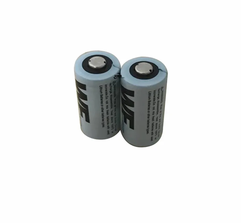 

2pcs 3V CR123A CR 123A Lithium battery cell 1300mah CR123 CR17335 CR17345 16340 LiMnO2 dry primary battery for camera