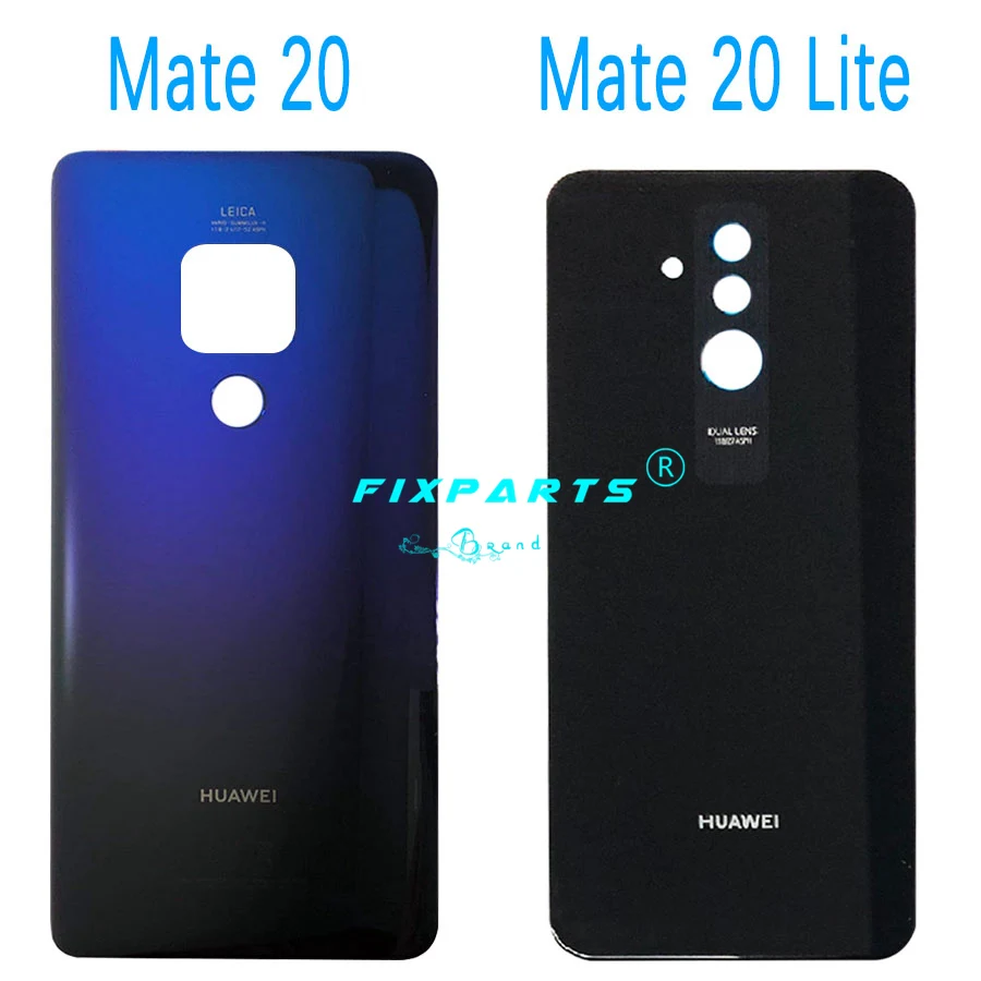 Чехол для huawei mate 20 Lite, Задняя стеклянная панель, чехол для задней двери, чехол для huawei mate 20 Pro, чехол для аккумулятора mate 20