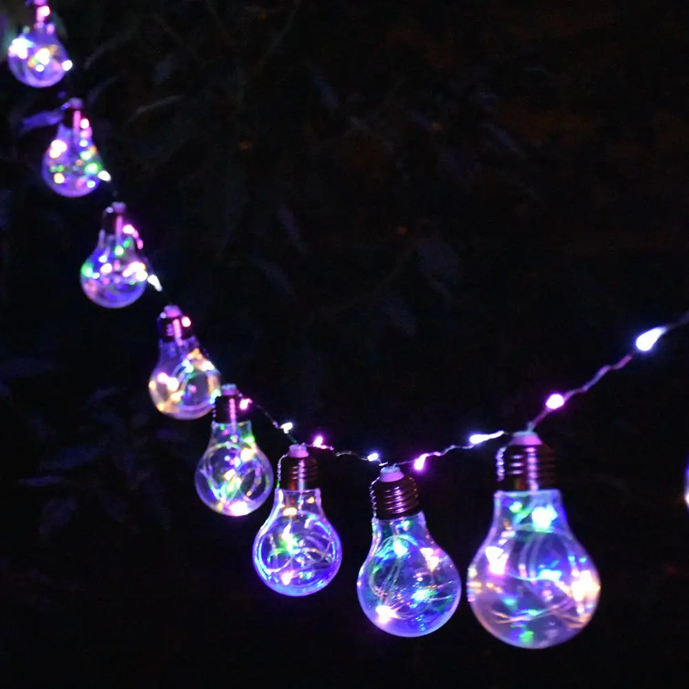 

Romantic Globe Lights Outdoor Indoor String Lights with Copper wire 6.6M 20 Bulbs Light String for Patio Deck Backyard Wedding