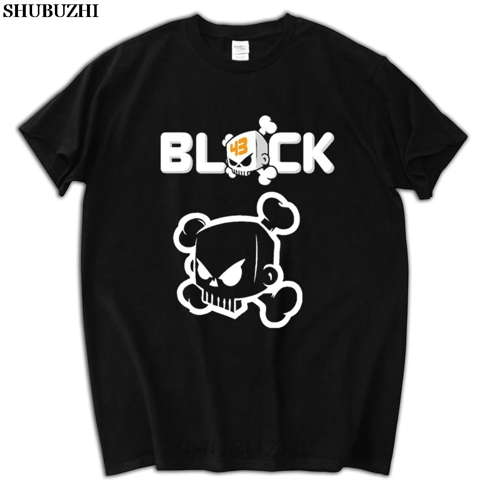 

male funny present New Ken Block Skull Logo Racinger Short Sleeve Men's Black T-Shirt Print Casual O-Neck Top Tee T Shirt