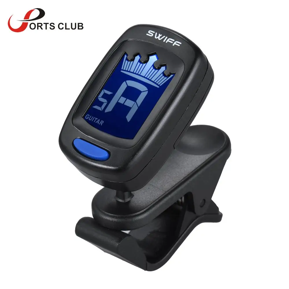 Clip On Automatic Guitar Tuner Crown Electronic Digital