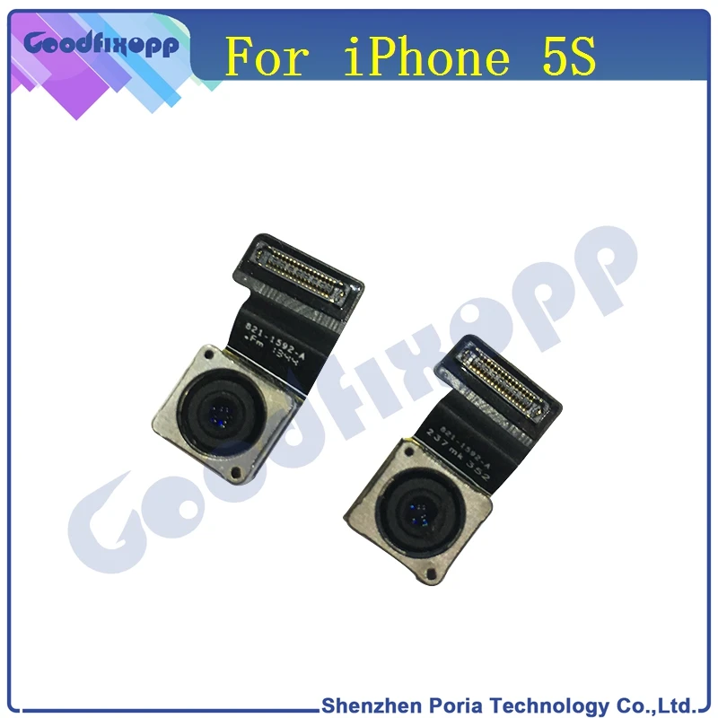 IP0040 100% Original New For iPhone 5S 8.0 Mega Pixels Back Rear Big Camera Module With Flex Cable Ribbon (5)