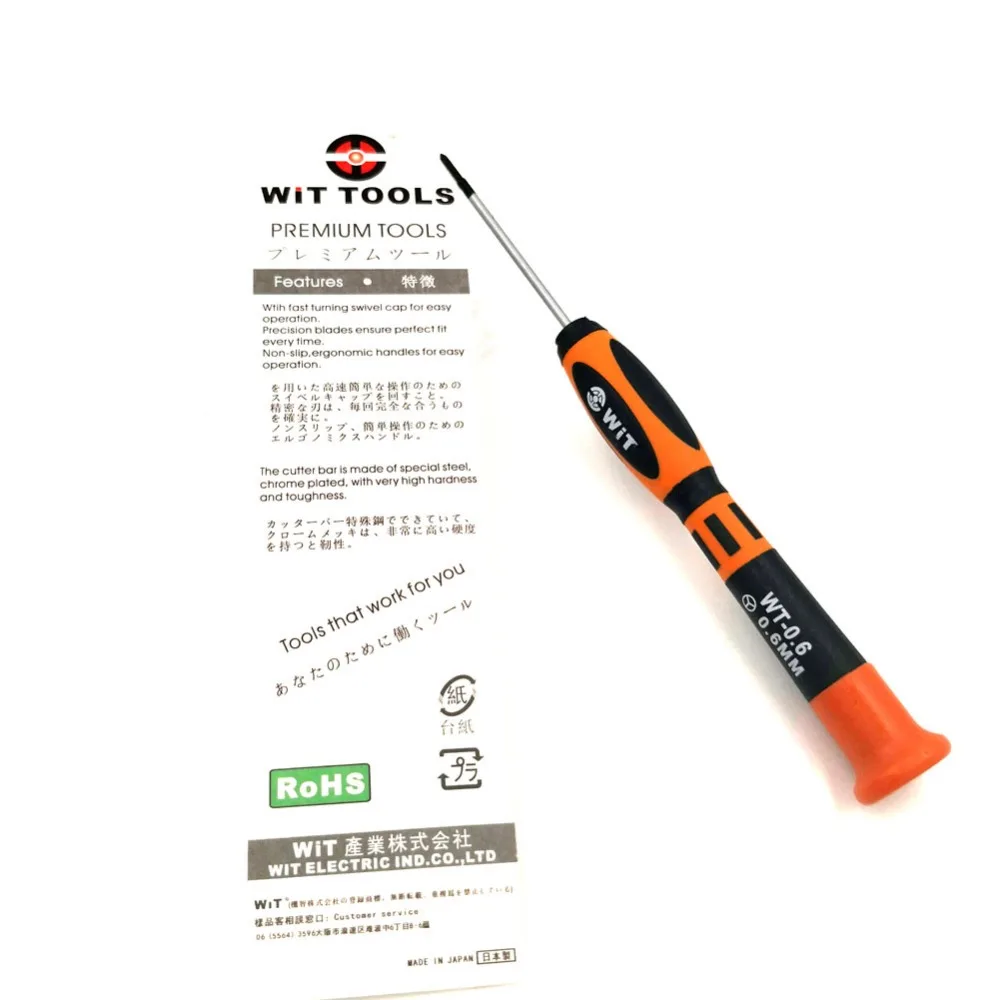 

Japan WITTOOLS 0.6mm Y-Type Micro Magnetic Screwdriver for Repairing iPhone 7 iPhone7P iPhone8 iPhone 8Pluse iWatch