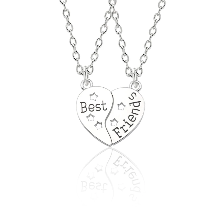 Модное ожерелье Best Friends Forever ожерелья BFF для женщин подвеска в виде разбитого