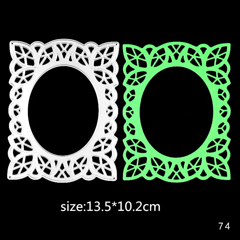 

Square Lace Design Cutting Dies for DIY Scrapbooking Birthday Photo Album Decorative Embossing DIY Paper Cards.