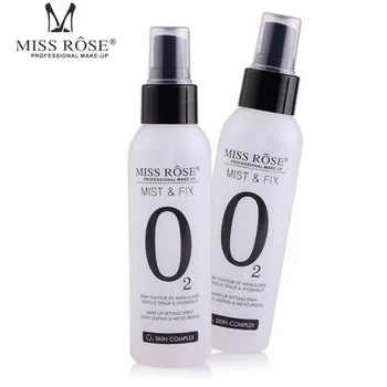 

Miss Rose Primer Professional Makeup Fixer Spray Foundation Vitamin-E Natural Makeup Aloe Liquid Face Maquiagem