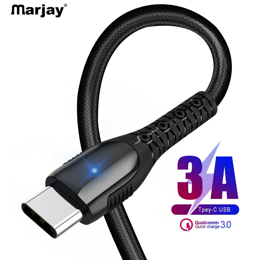 Marjay 3A USB نوع C كابل ل USB C الهاتف المحمول كابل شحن سريع نوع C كابل ل USB نوع -C الأجهزة لسامسونج S8 Xiaomi Marjay 3A USB نوع C كابل ل USB C الهاتف المحمول كابل شحن سريع نوع C كابل ل USB نوع -C الأجهزة لسامسونج S8 Xiaomi