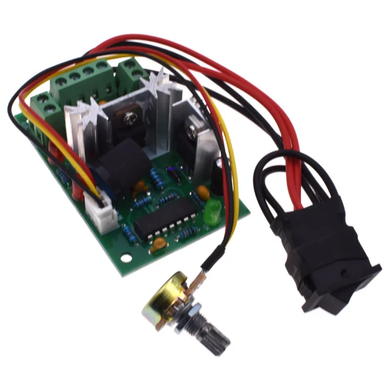 

PWM 6-30V DC Motor Speed Controller Reversible Control Forward / Reverse switch