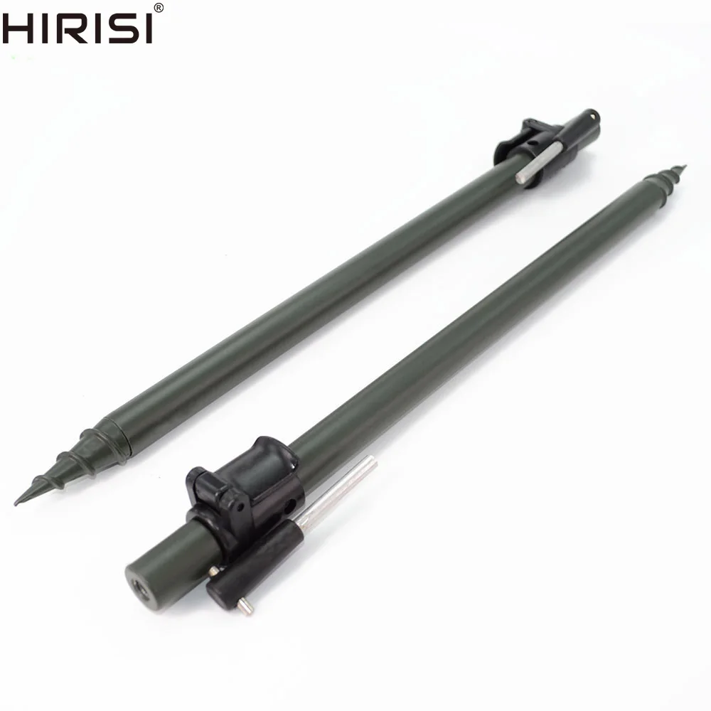 

2 x Carp fishing bank sticks adjustable fishing rod pod 40-60cm carp fishing aluminium rod pod