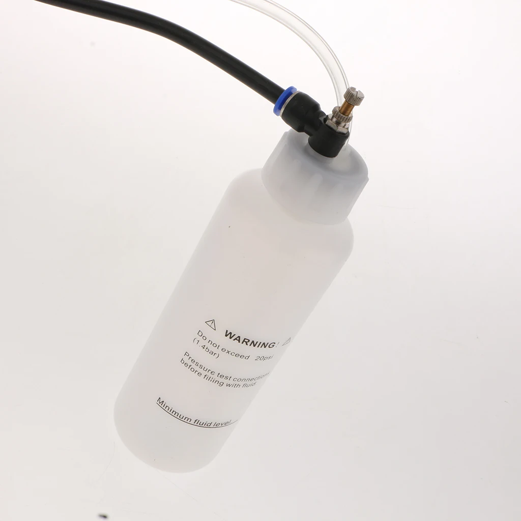 ABN Pneumatic Vacuum Brake and Clutch Bleeder Kit 1 Liter Master Cylinder Air Pressure Fluid Bleed Tool
