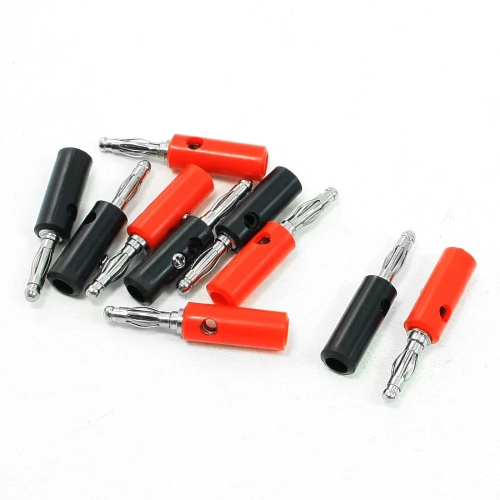Audio amplifier terminal Speaker Cable 4MM Banana Plug male Adapters