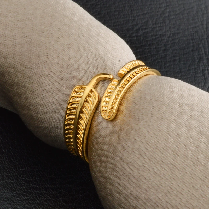 MEEKCAT мужские ювелирные изделия может свободный размер золотого цвета модное кольцо для женщин/леди в арабском, эфиопском стиле ювелирные изделия подарок на день рождения
