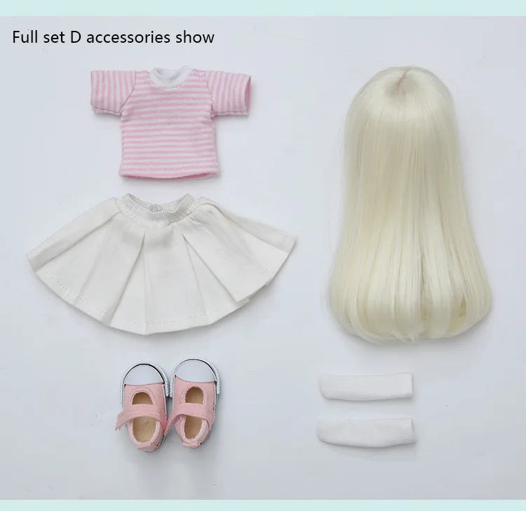 Figuras de Resina Bambicrony Baunilha Fullset Bonecas Yosd Littlefee Luts 1 - 6 Bola Joint Brinquedos Peruca Sapatos Roupas Olhos Livres Bjd sd 24 littlefee luts 1 6 figuras de resina