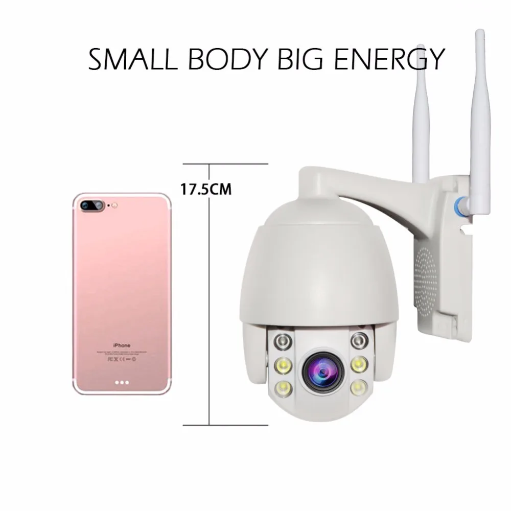  360 Mini IP Camera 3G 4G SIM Card Wireless WI-FI PTZ 1080P IR Dome 5X Zoom CCTV Security Surveillan