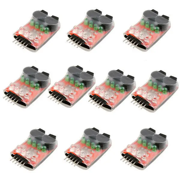 

10x RC model 2S 3S 4S Detect Lipo Battery Low Voltage Alarm Buzzer