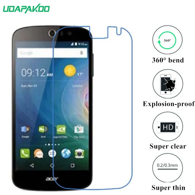 

udapakoo clear Tempered (soft glass) film for Acer Liquid Z630 Z630S 5.5 inch Nano Explosion-proof glass Screen Protector