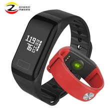 Водонепроницаемый Smartband F1 Силиконовый Материал Браслеты Спорт Умный Браслет С Мобильного Телефона Звонки Монитор Сердечного ритма
