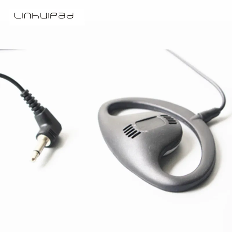 

Linhuipad 1-bud single side earpiece mono hook earphone for tourist guide and sports 1000pcs/lot
