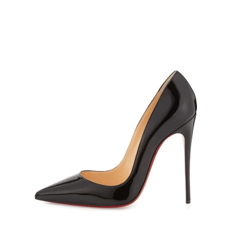 

Genuine Leather Strap Leather Sandals Single Pointy Heads 10cm High Heels Bridesmaids Wedding Shoes Women's Fashion Style