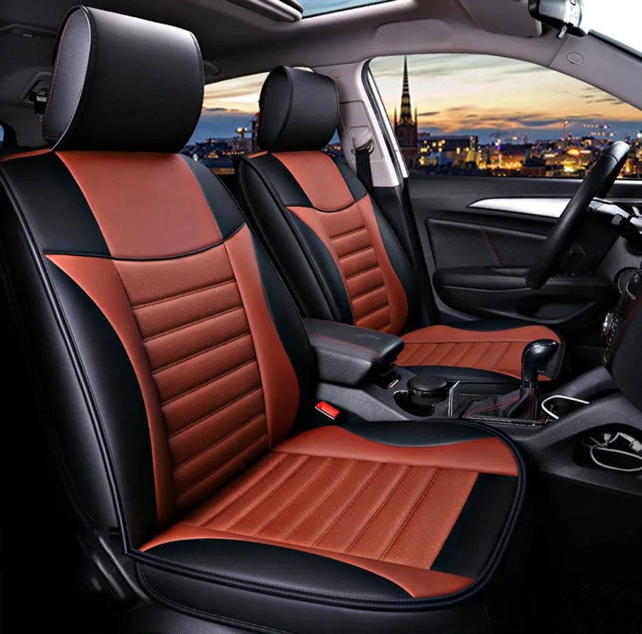 Спереди и сзади) Специальные кожаные чехлы для сидений автомобиля для Mitsubishi ASX outlander Lancer SPORT EX Zinger FORTIS автомобильные аксессуары стиль
