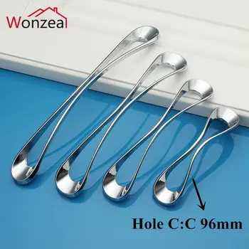 

Silver Zinc Alloy Furniture handle drawer pull cabinet door knob for kitchen Hole CC 96mm/128mm/16mm0/192mm/ single knob