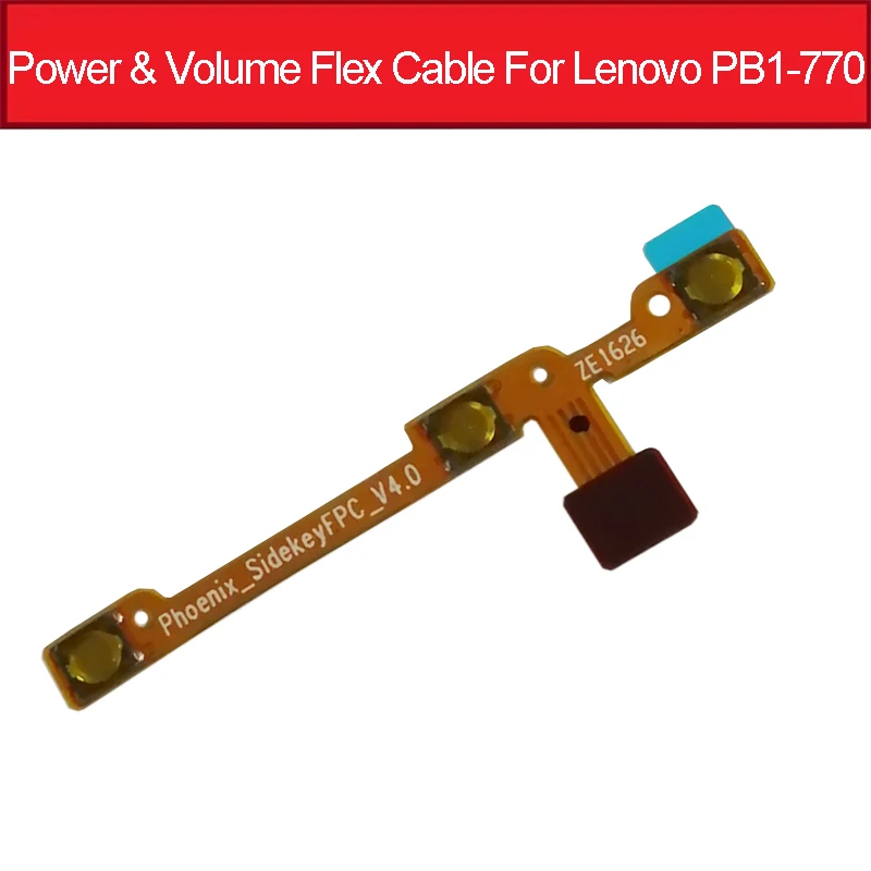 Гибкий кабель питания и громкости для Lenovo PB1-770 PB1-770N PB1-770M кнопка включения