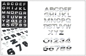 

Car accessories 3D metal digital sticker letter auto decoration for Lexus UX RC ES RX NX LS LF-1 LC CT IS LX GS LF-SA