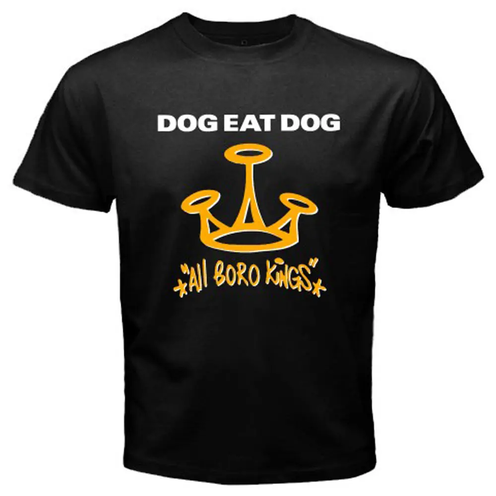 

New DOG EAT DOG Hard Punk Rock Band Men's Black T-Shirt Size S M L XL 2XL 3XLMen Streetwear T-Shirt