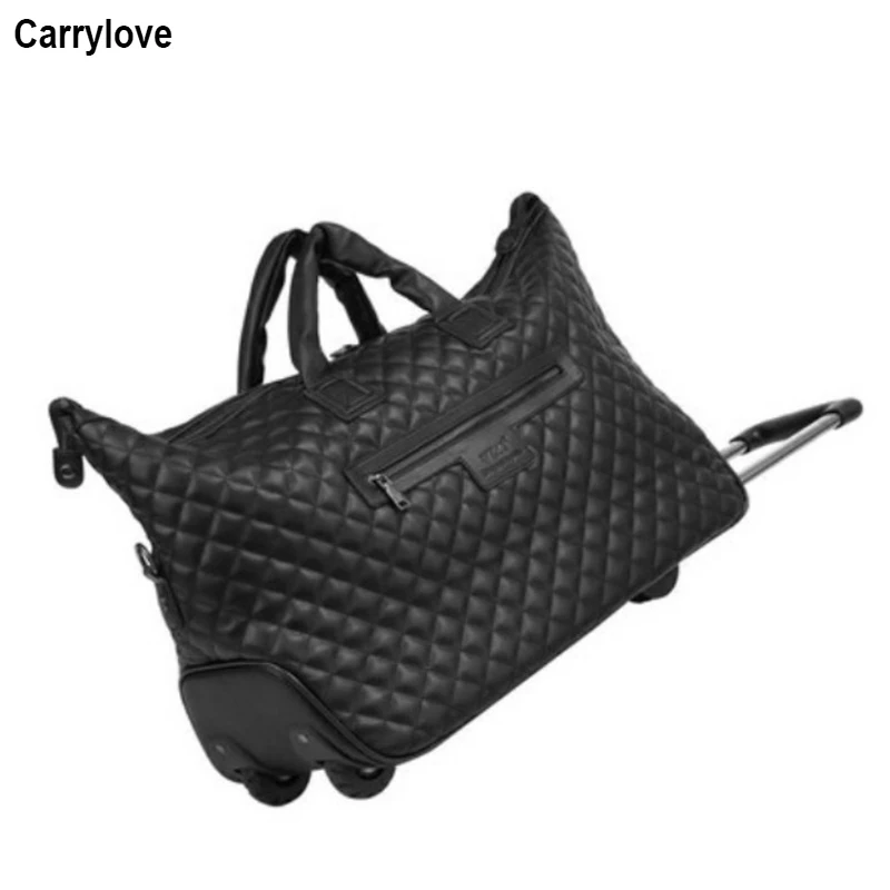 CARRYLOVE 18 дюймов ручной чемодан для женщин сумка-тележка путешествий на колесах |