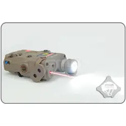 Fma Новый AN-PEQ-15 Обновление версии LED белый свет + красный лазер с ИК линзы тактический военный шлем аксессуары, Бесплатная доставка