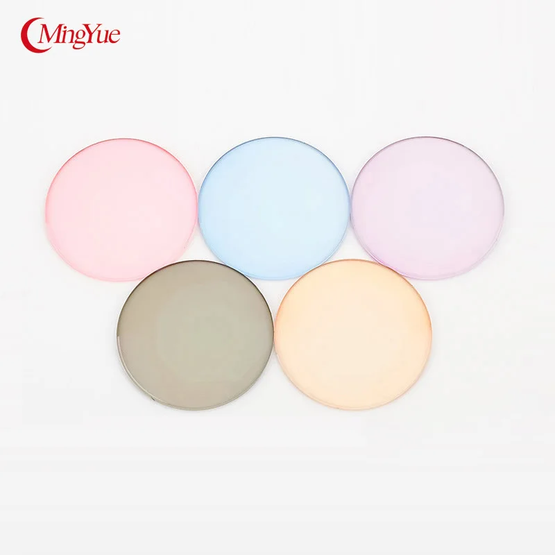 

Tinted Lenses for Glasses 1.56 1.61 1.67 (0~-8.50) Dye Color Lenses UV Blocking Myopia Sunglasses for Recipe w/out Diopters 2 PC