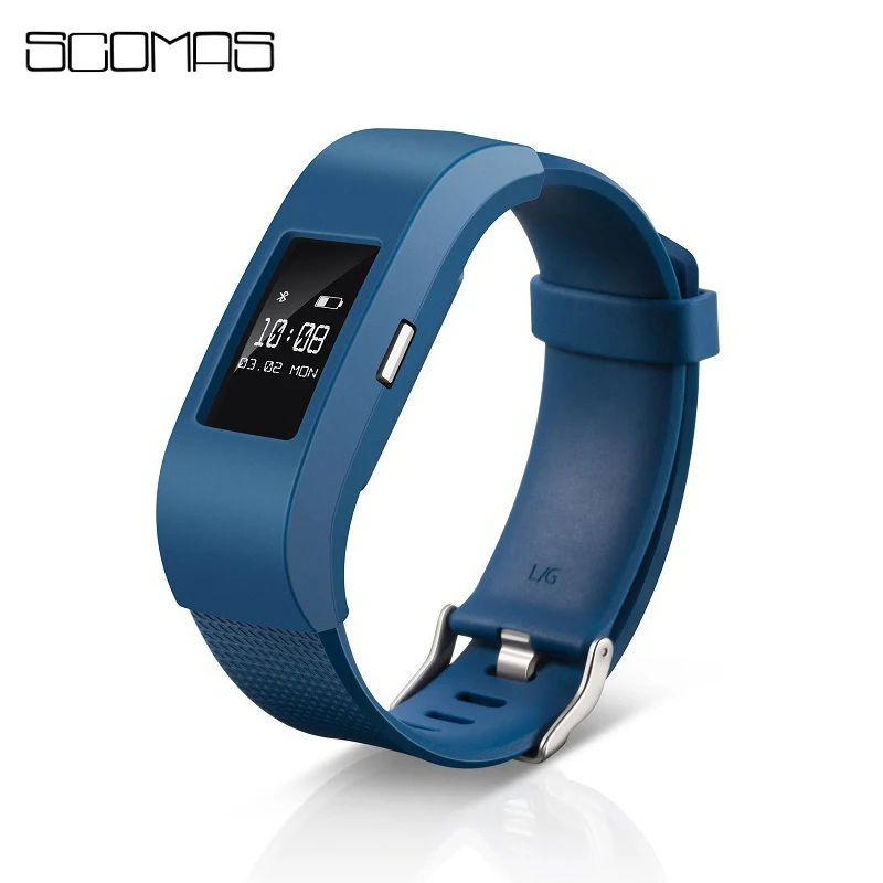 SCOMAS Soft Silicone Accessory Replacement Wristband Strap