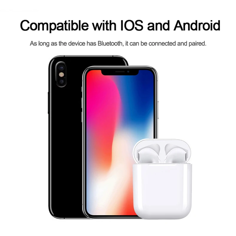 Newest i9S TWS Wireless Earphones Protable Bluetooth Earbuds for IPhone X 8 7 Plus Android Phones Huawei phone