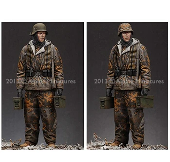 WW2 Models 1 16 Germany SS including two heads Historical Figure resin Free Shipping