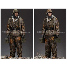 WW2 Models 1 16 Germany SS including two heads Historical Figure resin Free Shipping