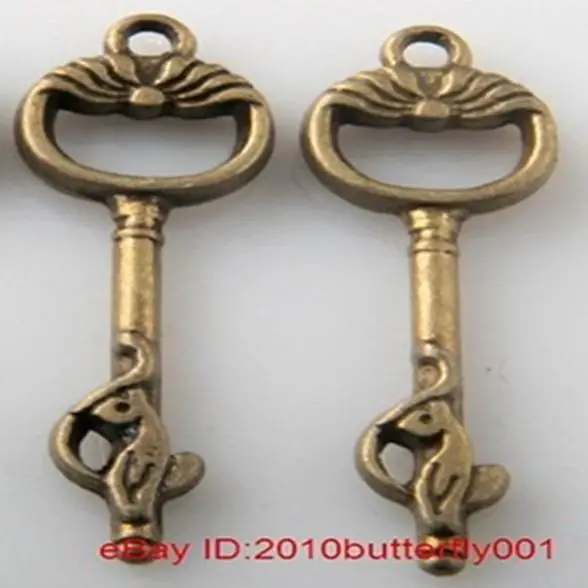 

OMH wholesale 25PCS Antique Silver/Bronze Crown/Heart/Skull Key Findings Charms Pendant U Pick DZ355-8