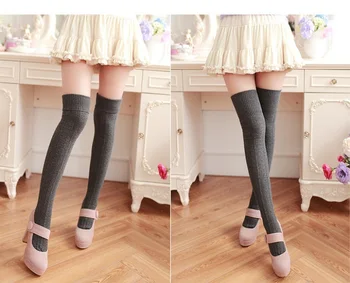 

long vintage polyester cotton elastic for spring autumn winter lady girl women female