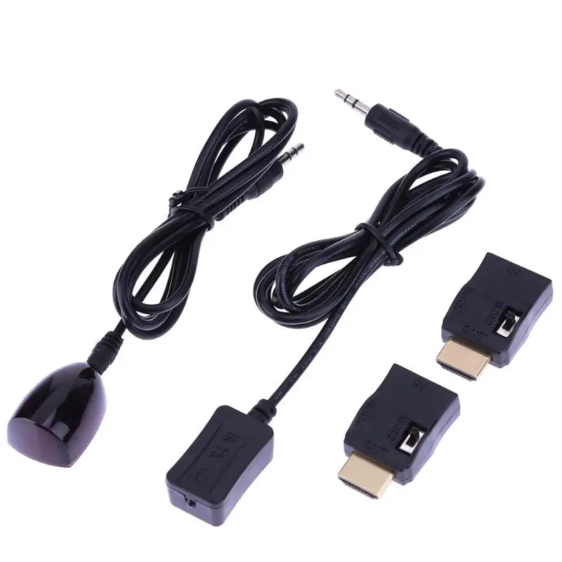 IR Emitter Cable + IR Receiver Cable + 2 HDMI Male to Male Connector IR