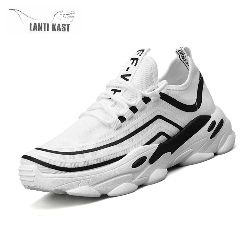 

Casual Mesh Men Running Shoes Lace-up Summer Sports Shoes Lightweight Comfortable Breathable Walking Sneakers Men