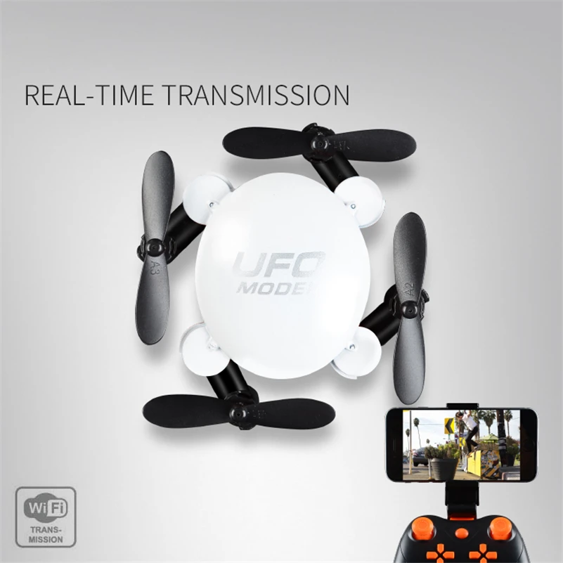 

Eva2king Wfi Fpv Drone with Camera Hd Fpv Mini Drone Foldable Drones Helicopter Controlled by Mobile Best Christmas Gift