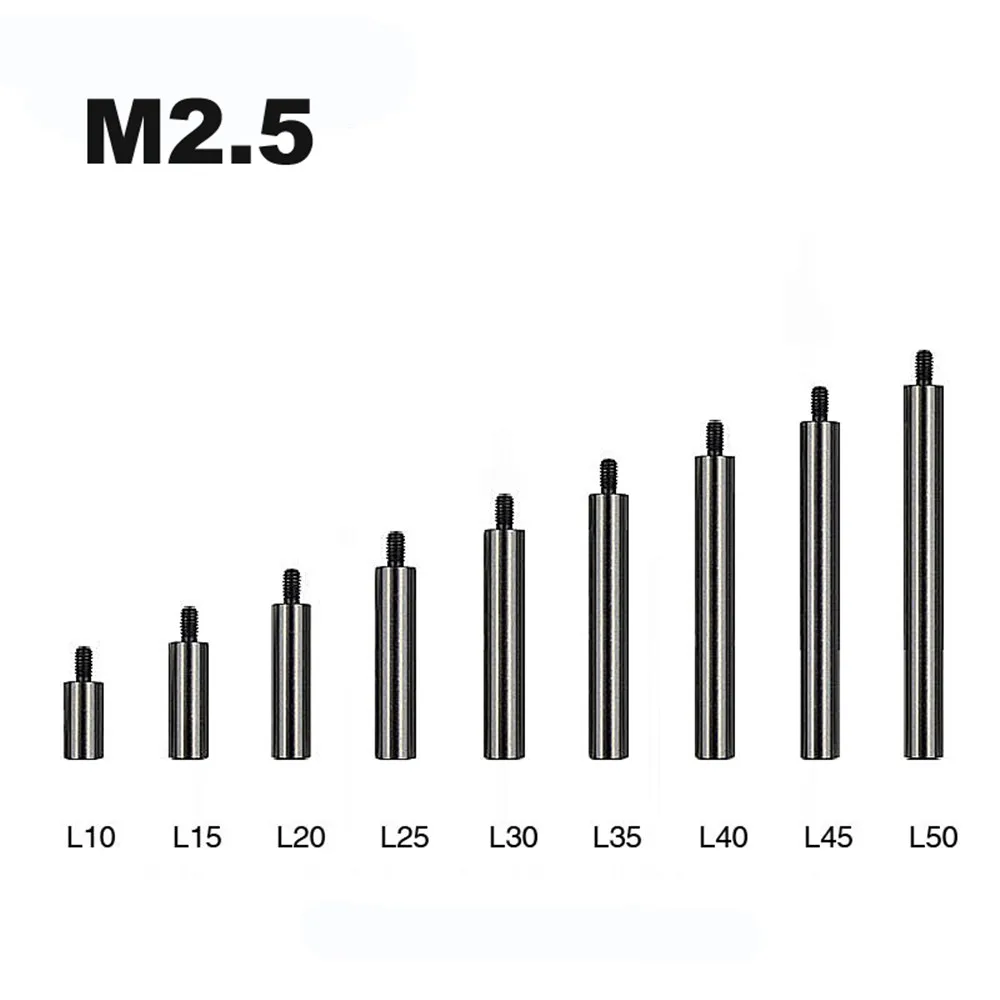 M2.5 набор стержней с цифровым индикатором 10, 15, 20, 25, 30, 35, 40, 45, 50 мм, сменный инструмент для измерения высоты