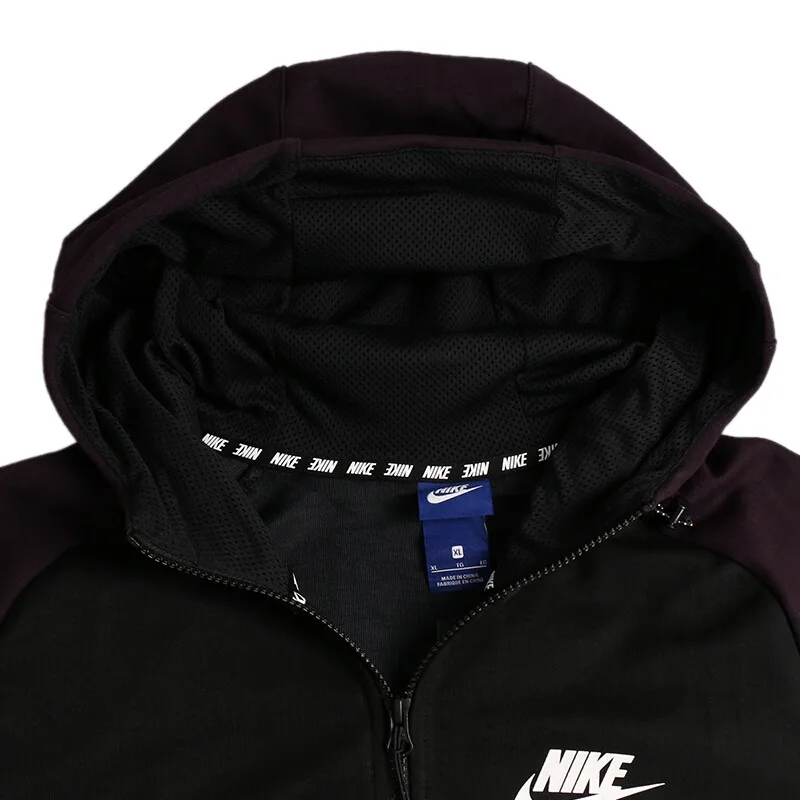 nike nsw av15 flc fz capuz