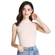 Весенняя бесшовная высокая эластичность, топы для сна, женский жилет без рукавов с круглым вырезом, сексуальное осеннее нижнее белье, топы, рубашки для женщин